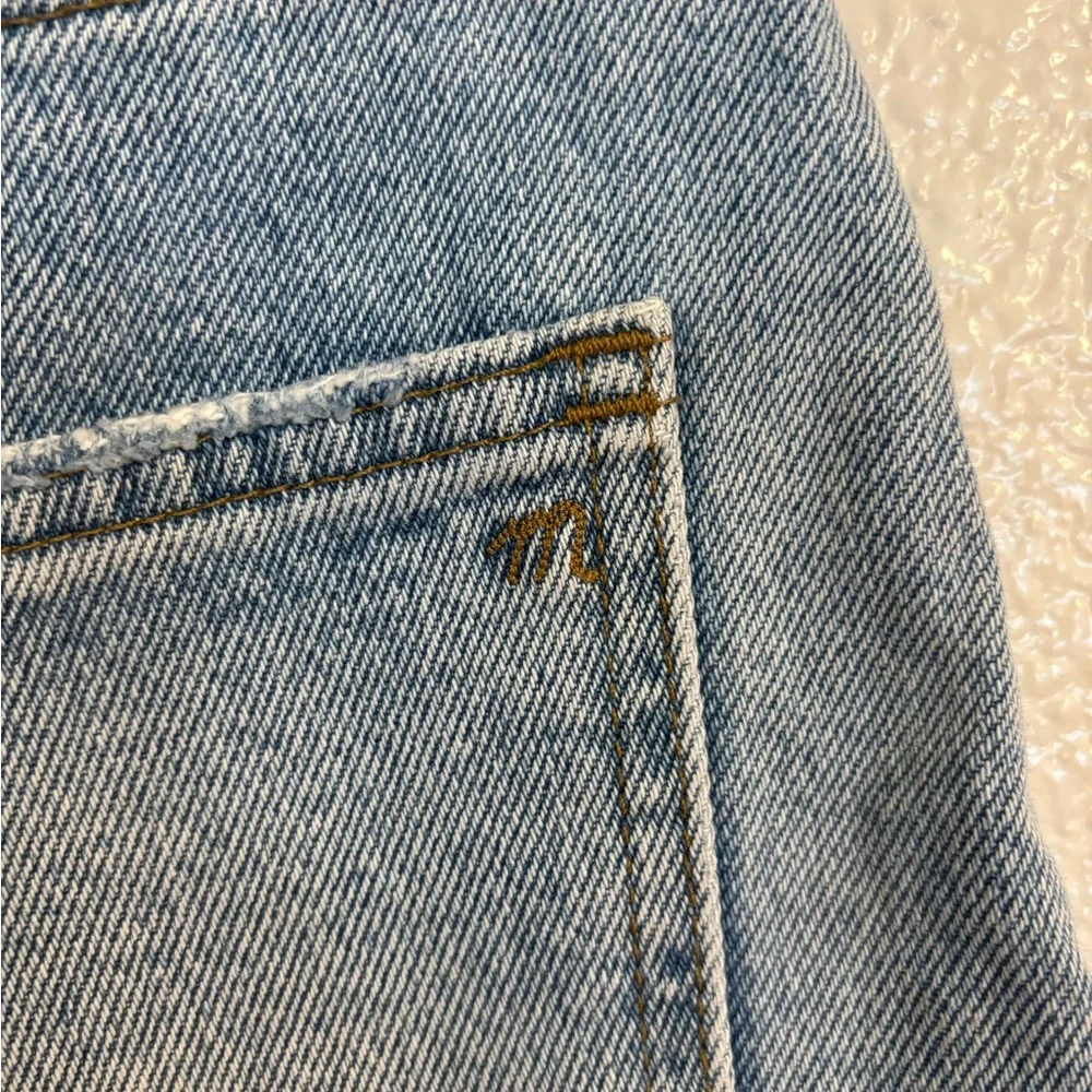 MADEWELL Rigid Denim Relaxed Mini Skirt in Northdale Wash